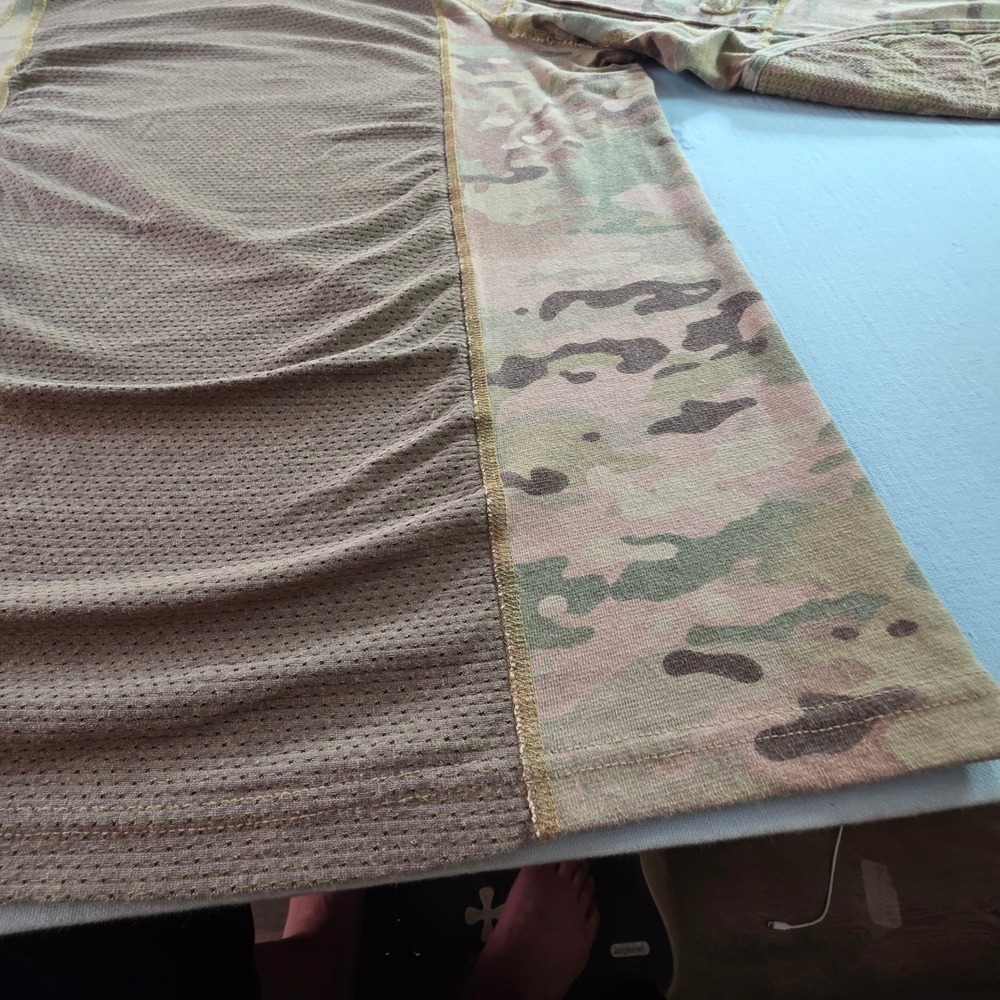 US Army Combat Shirt Flame Resistant Multicam OCP Tactical L W911QY-14-F-0071 - Picture 16 of 16
